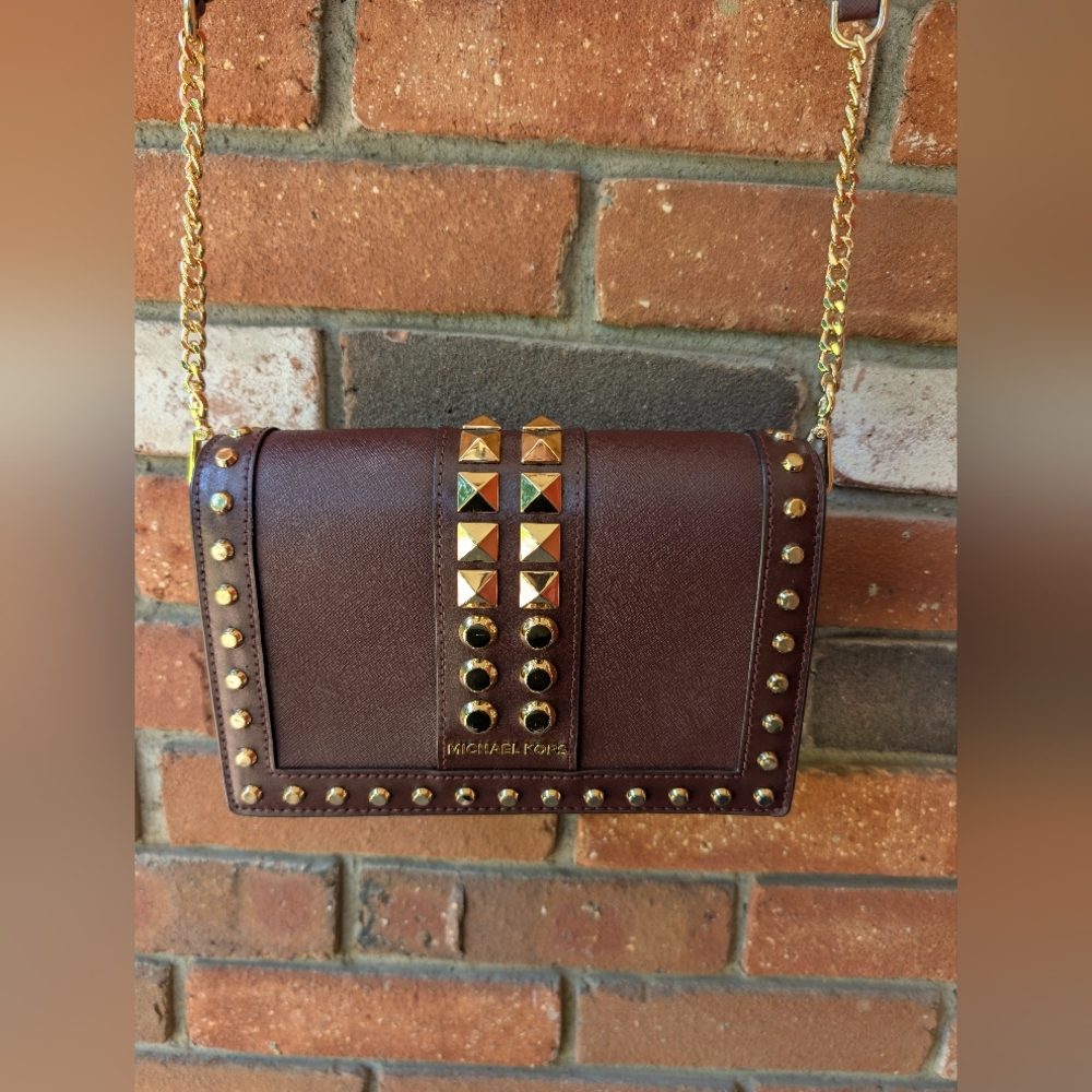✨Michael Kors fullflp chain Cross Body Purse
